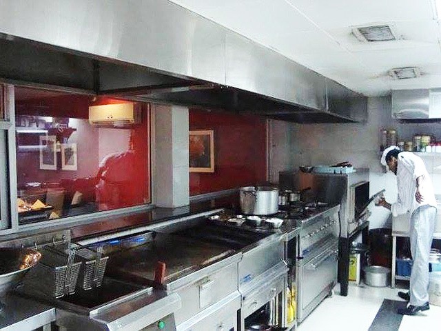 Complete Commercial Kitchen with Steel Work by Us