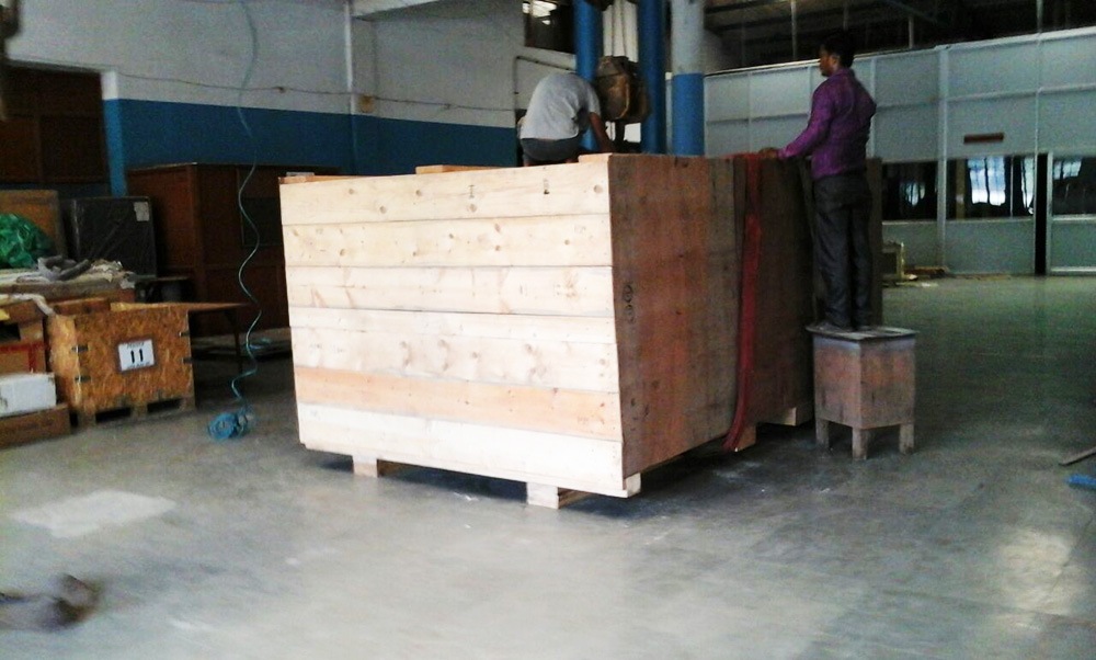 Wooden Shipping Crates Transit Packing Case Box 02