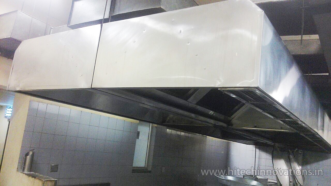 Completed Installation of Commercial Kitchen-Exhaust at Hostel