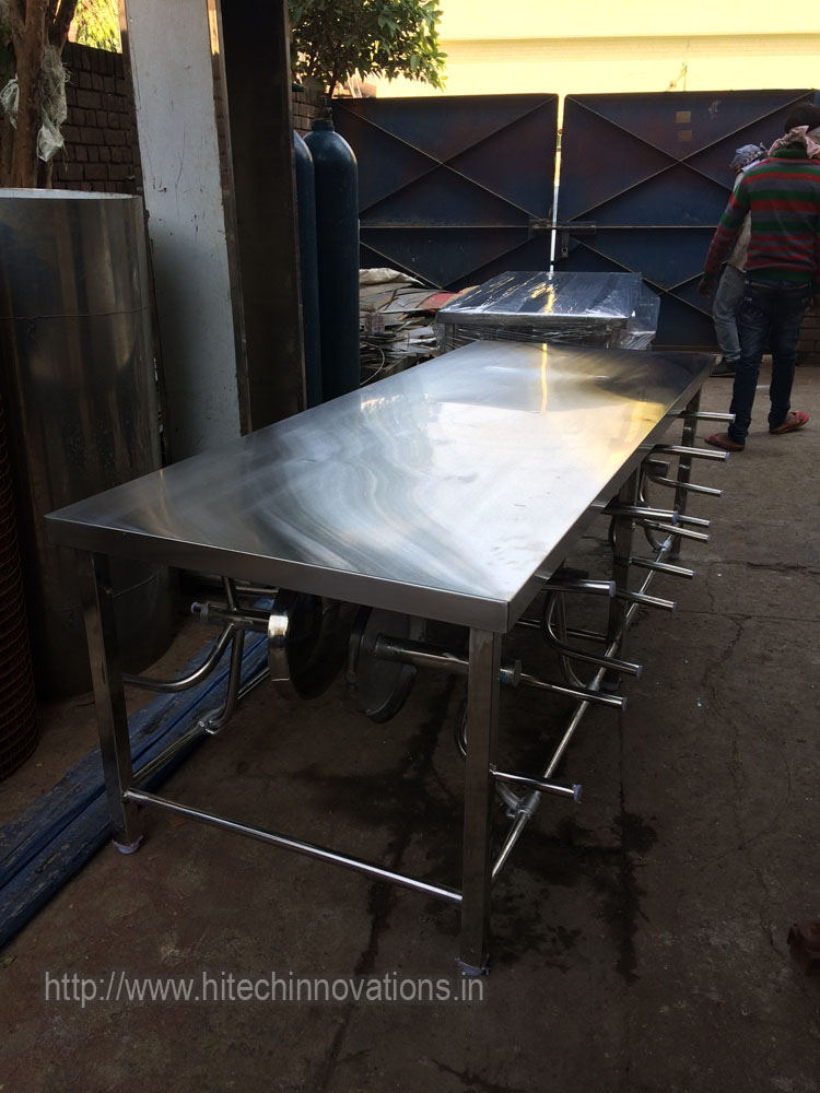 Beautiful Stainless Steel Canteen Table Ready for Delivery