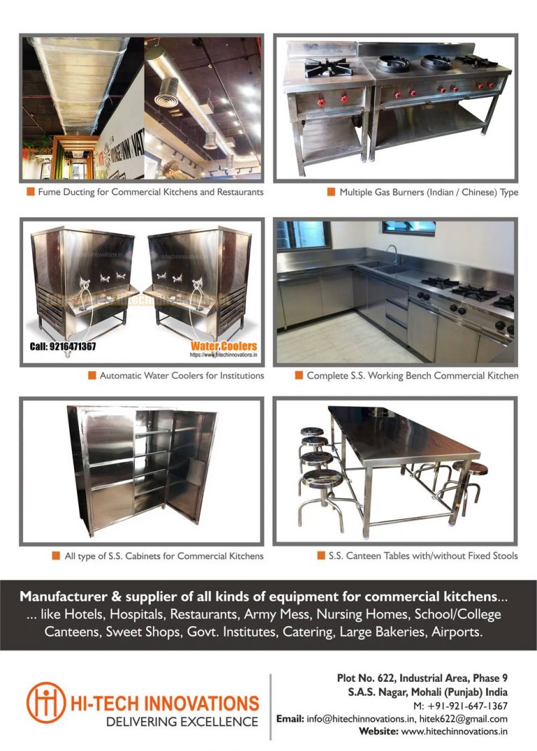 Commercial Kitchen Equipment Manufacturer, Supplier India Kitchen