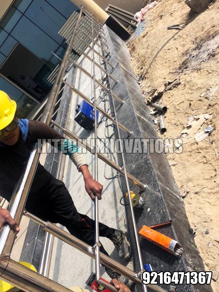 Installing Ramp Railing for Handicapped