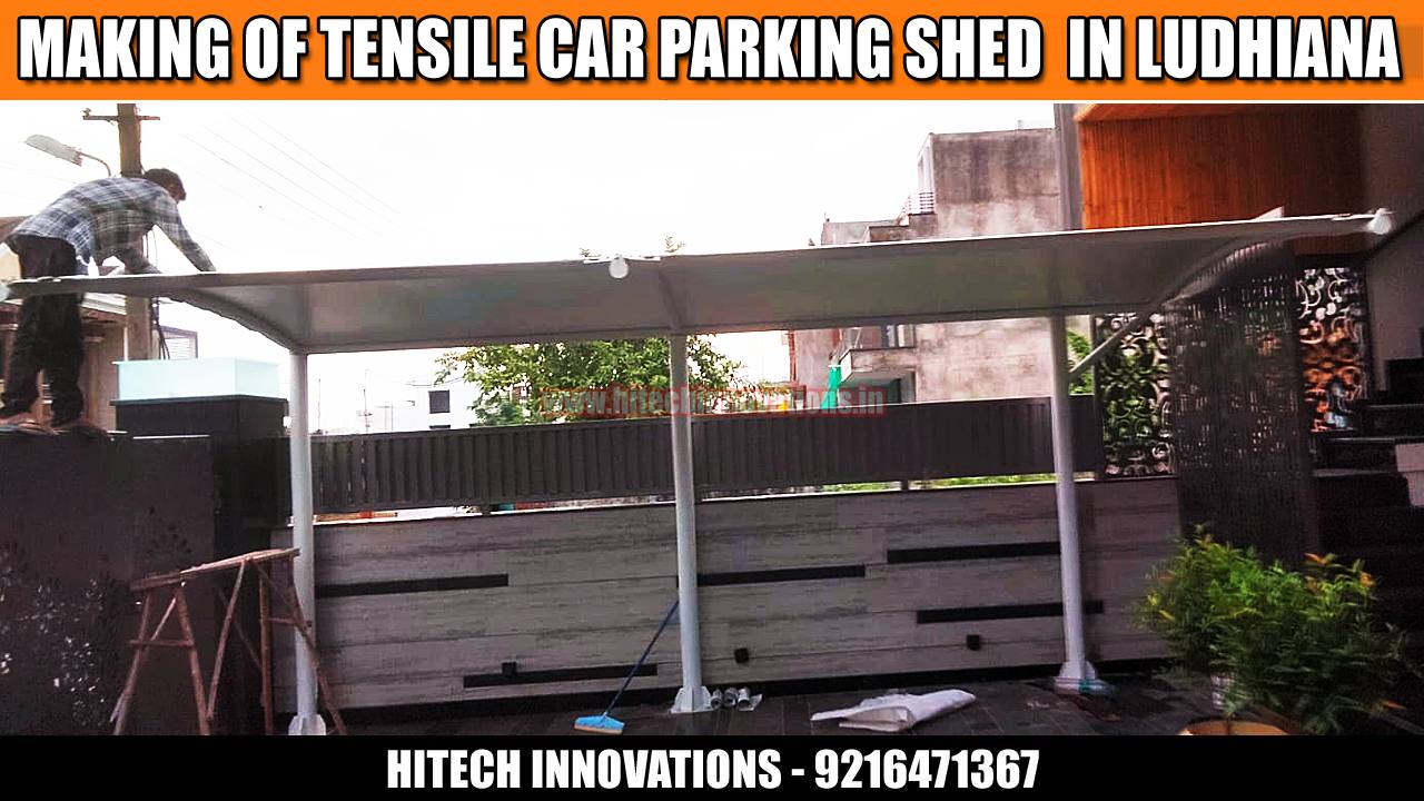 Car Parking Shed and Sliding Steel Gate in Ludhiana - View Six