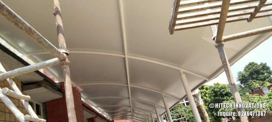Tensile Cloth Roof of Tensile Structure Civil Hospital Ludhiana