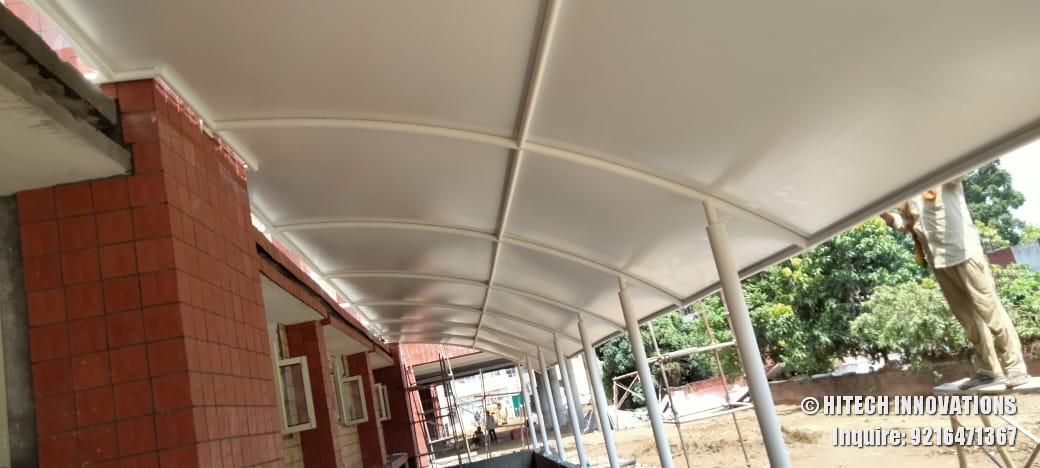 Tensile Cloth Roof of Tensile Structure Civil Hospital Ludhiana