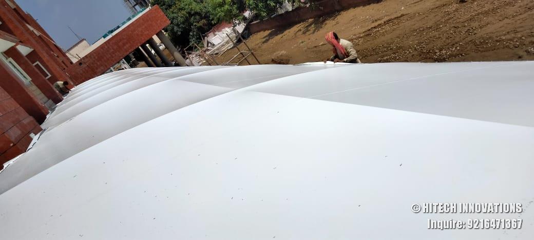 Top View of Tensile Structure Civil Hospital Ludhiana