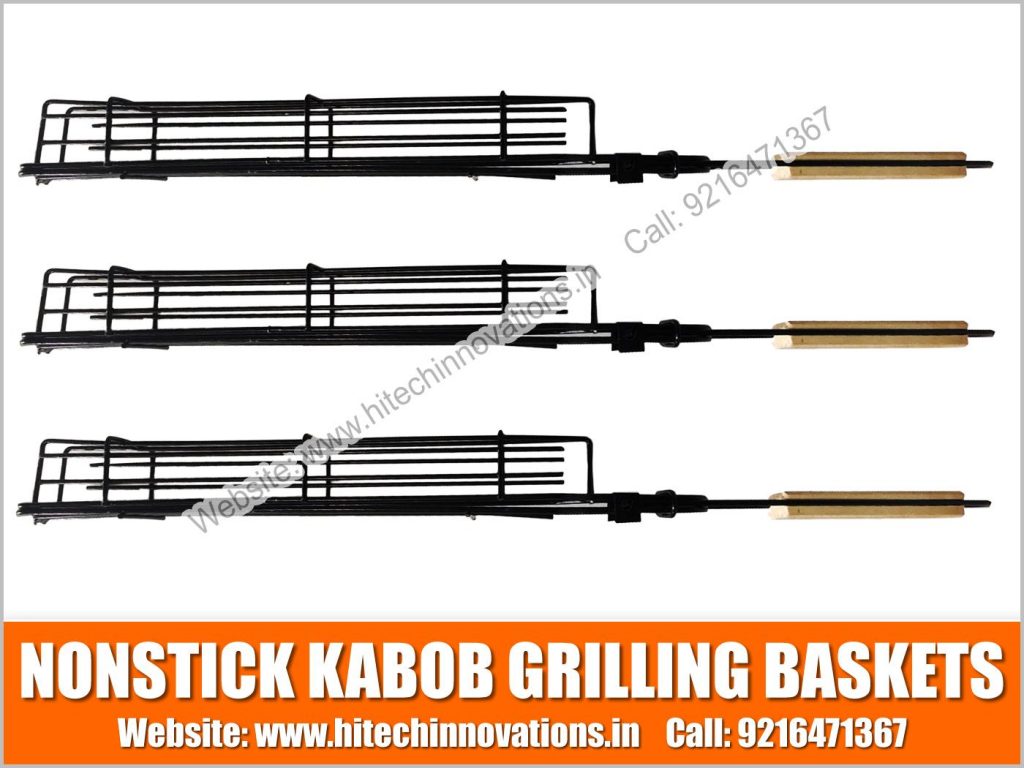Nonstick Kabob Grilling Barbecue Baskets Manufacturer Hitech Innovations