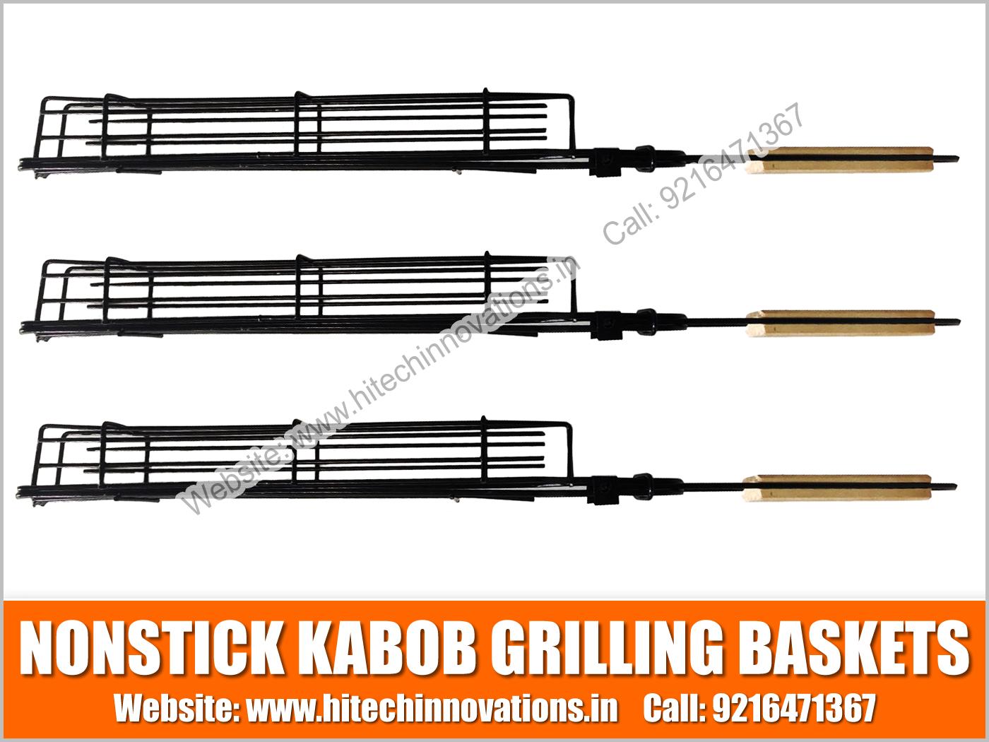 Ready Kabob Baskets for Grilling