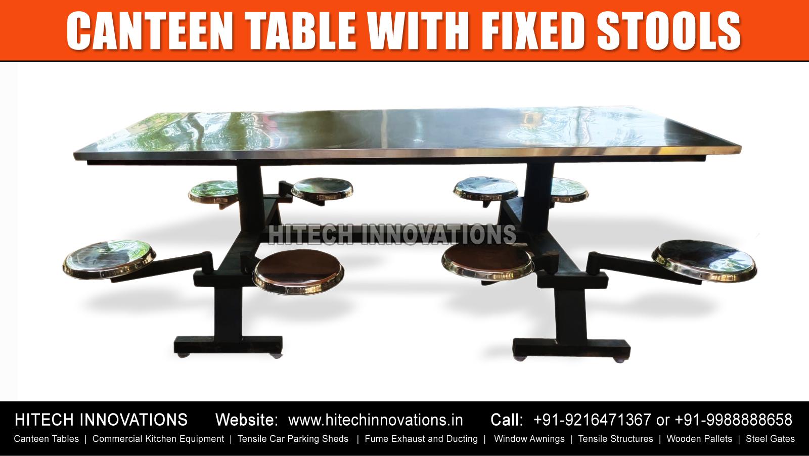 Canteen Table with Folding Stools