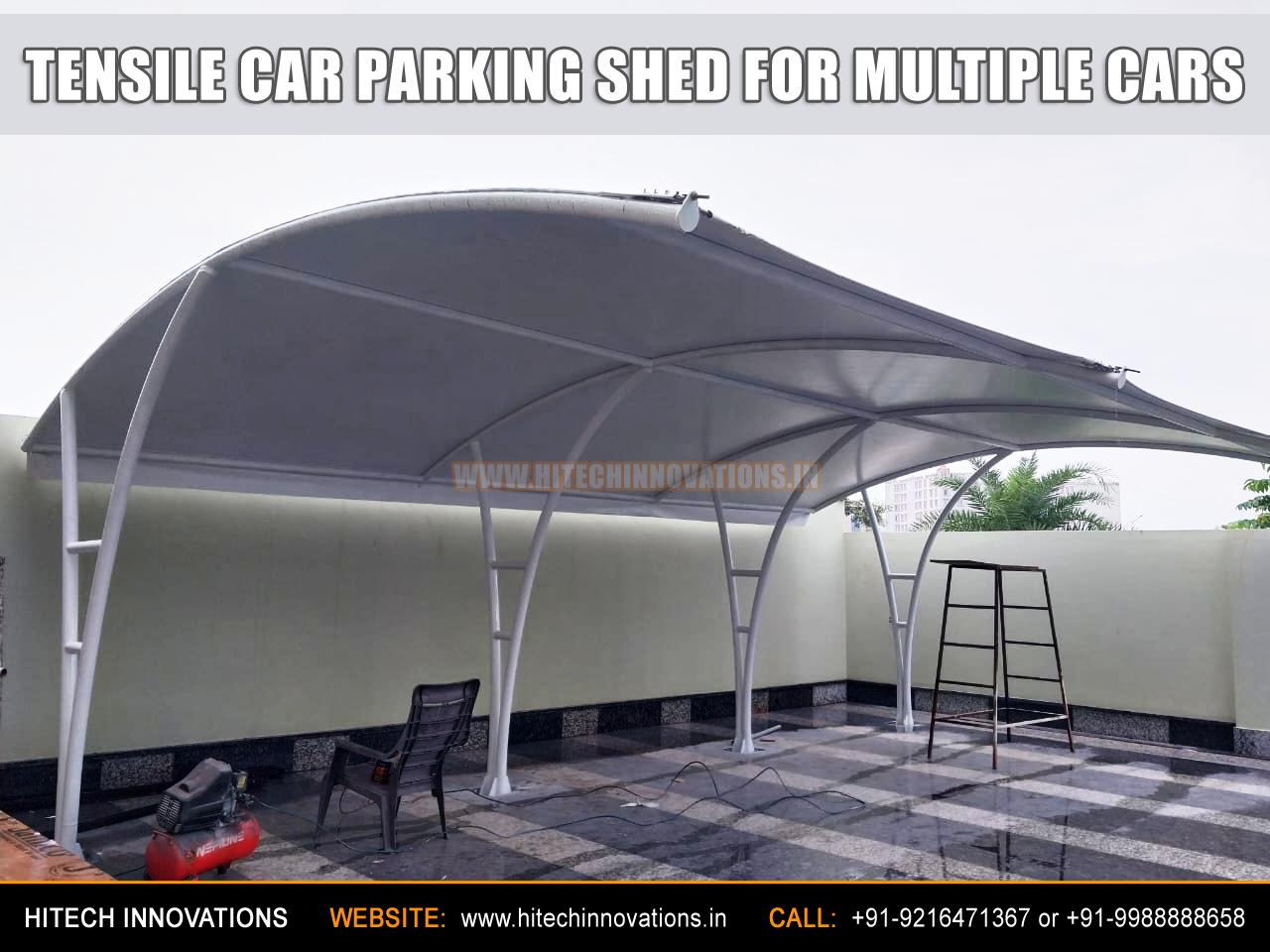 Beautiful View of Car Parking Shed