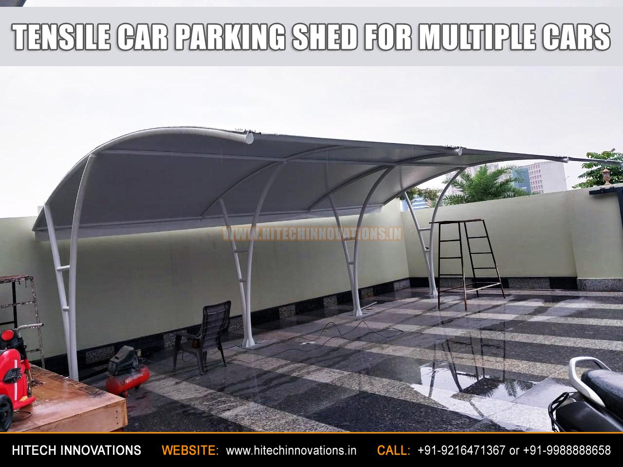 Tensile Car Parking Shade in Chandigarh
