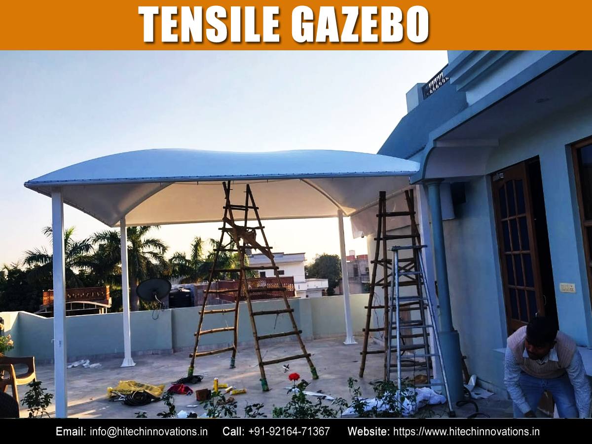 Made Tensile Gazebo in Sunny Enclave