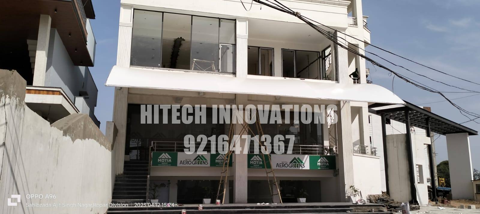 Closeup view Tensile Canopy - Zirakpur
