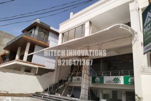 Showroom Tensile Canopy for Entry Gate