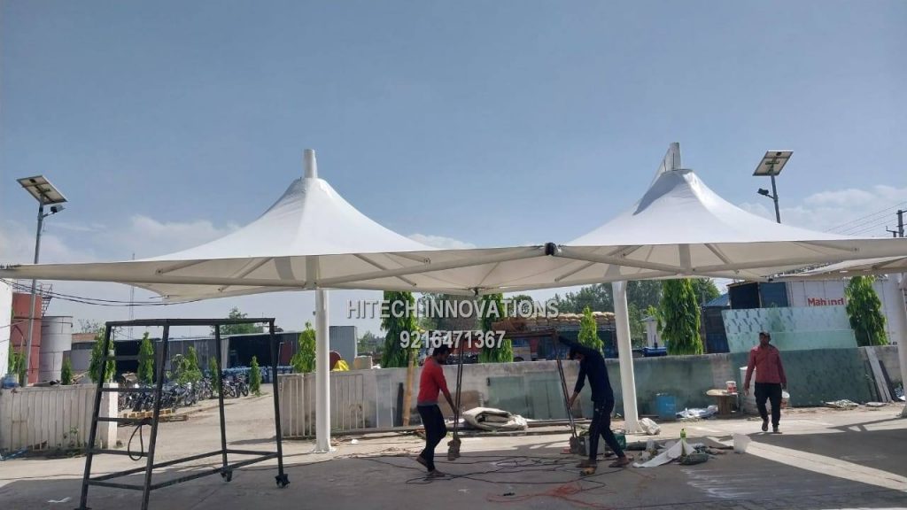 Conical Umbrella Car Parking Shade Manufacturer Ambala Karnal Panipat