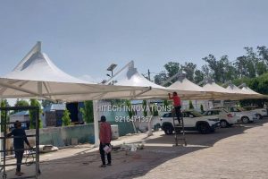 Umbrella Type Car Parking Shade in Ambala for Multiple Cars