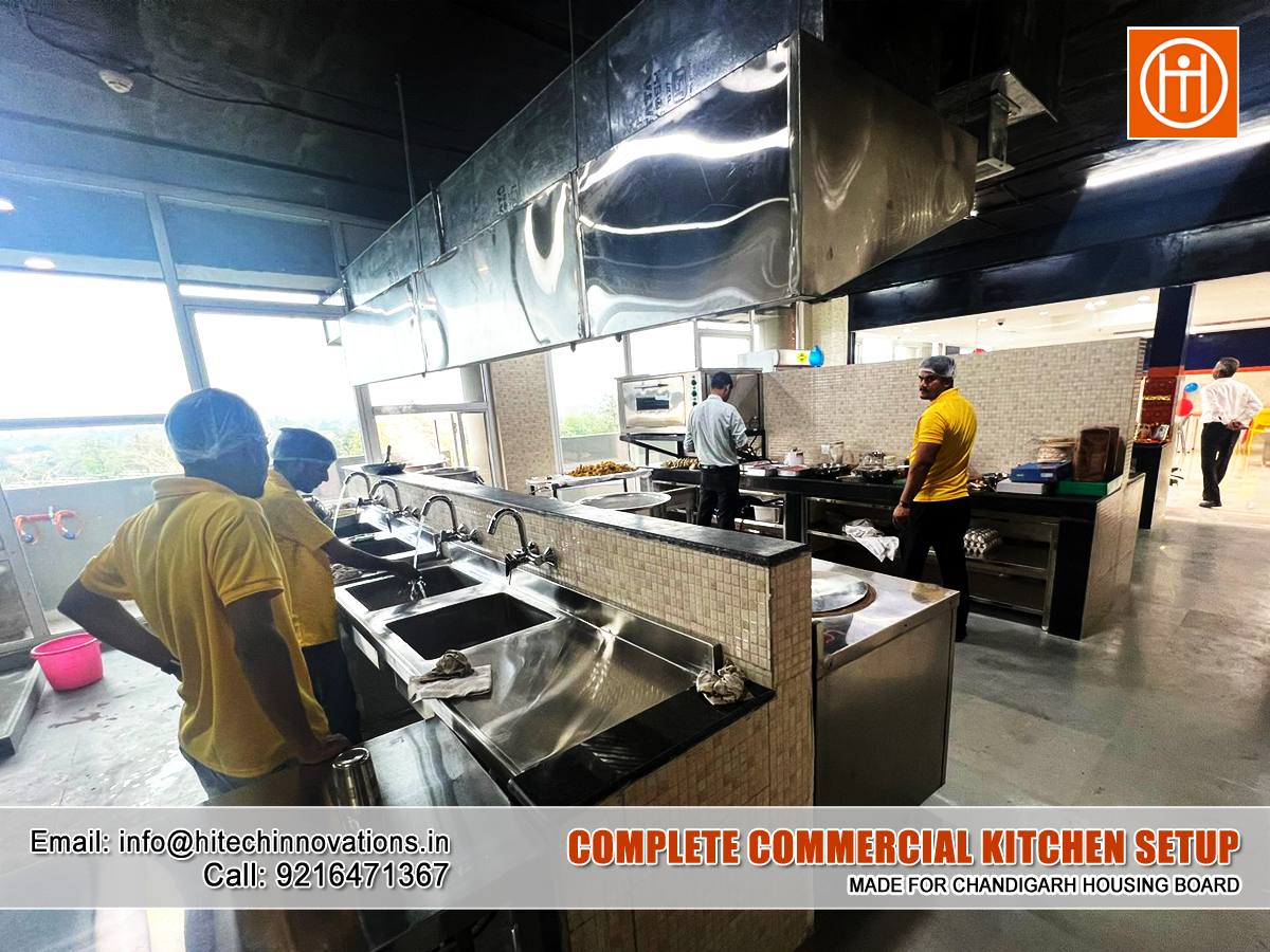 Fume Ducting for Commercial Kitchen Chandigarh Housing Board