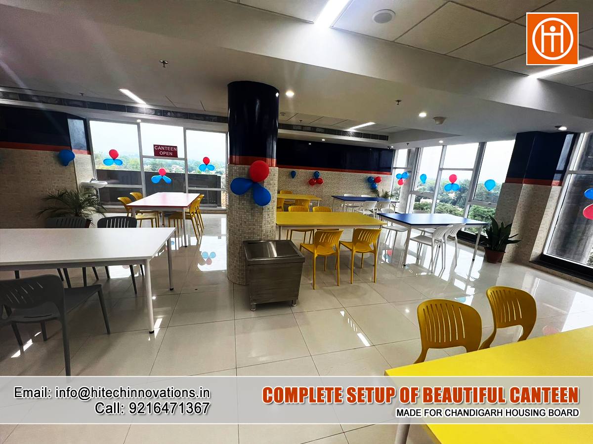 Beautiful Canteen for Chandigarh Housing Board