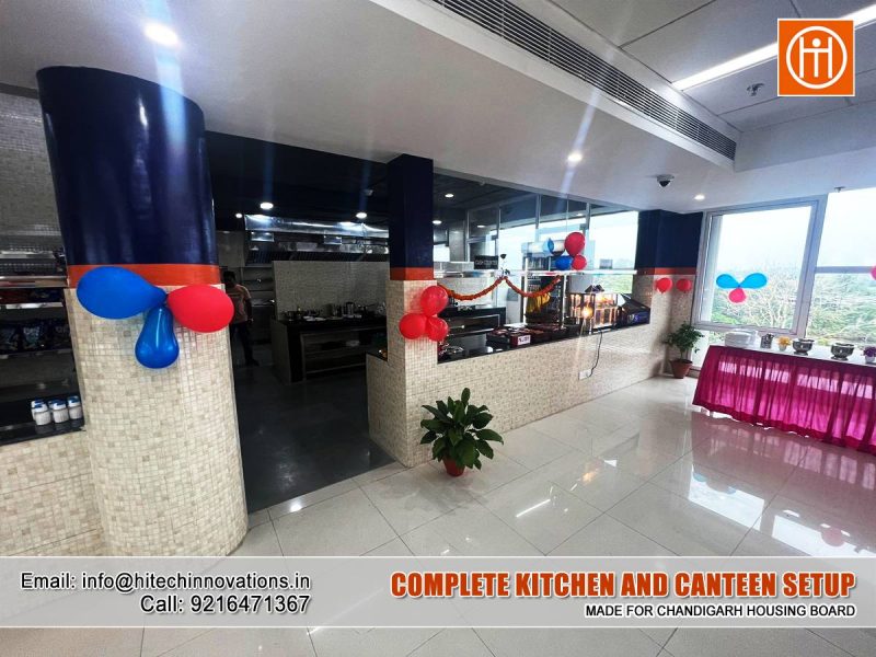 Manufactured Commercial Kitchen Canteen Chandigarh Housing Board ...