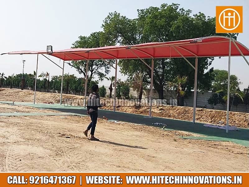 Tensile Car Parking Shed for Multiple Cars