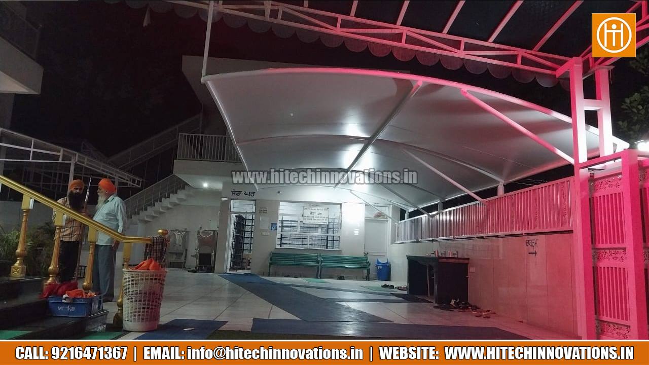Beautiful Tensile Structure for Gurdwara Sahib at Sector 69