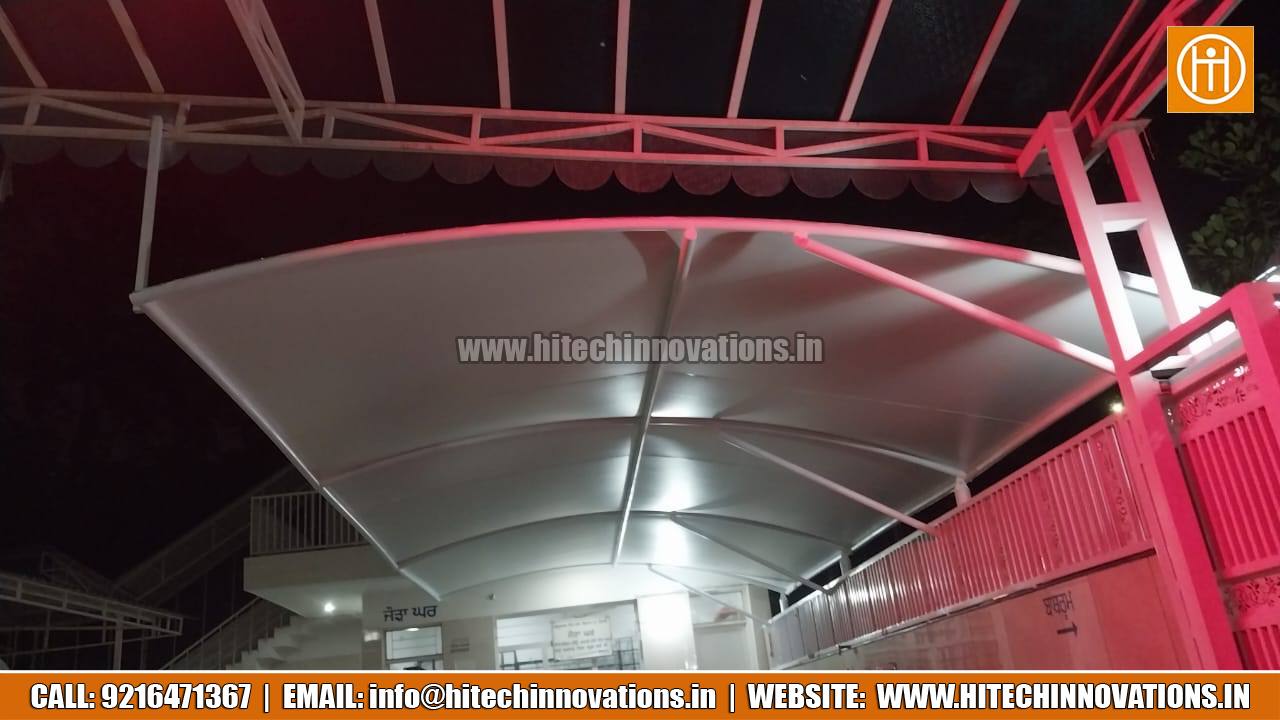 Front View Tensile Structure for Gurdwara Sahib Mohali