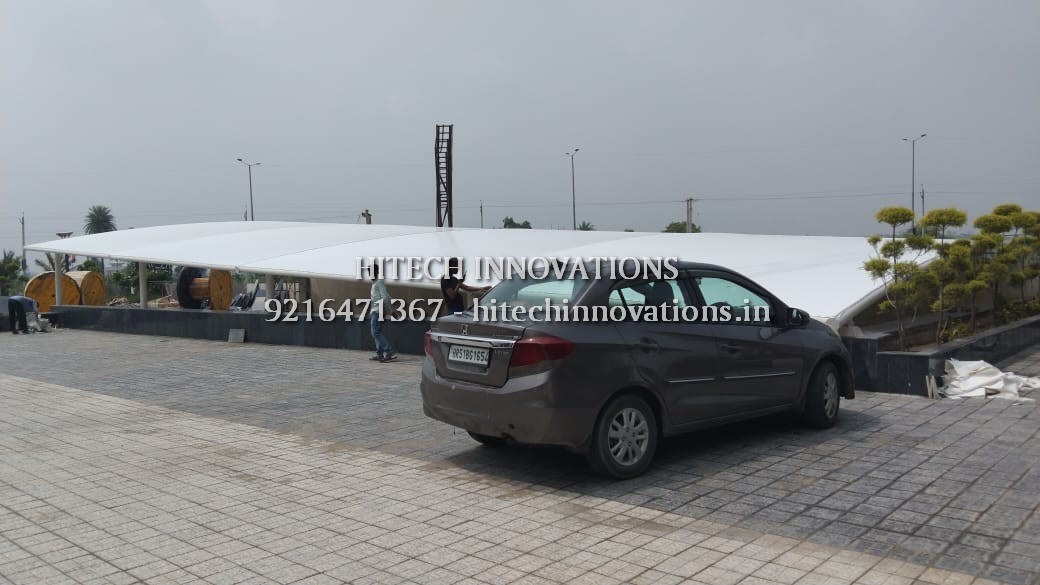 Exit Tensile Structure for Underground Car Parking