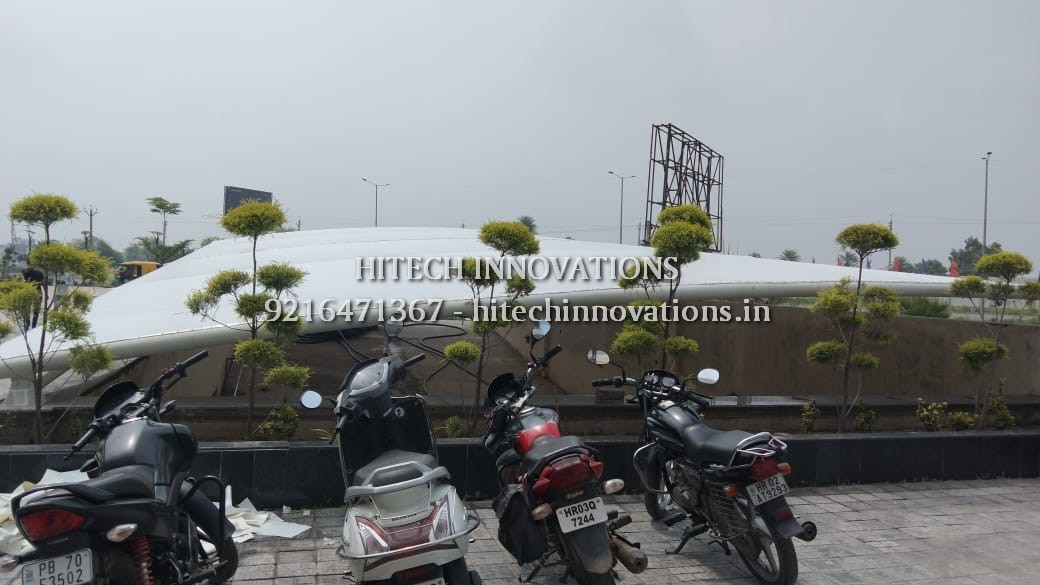 Wide Span Tensile Structure for Underground Parking