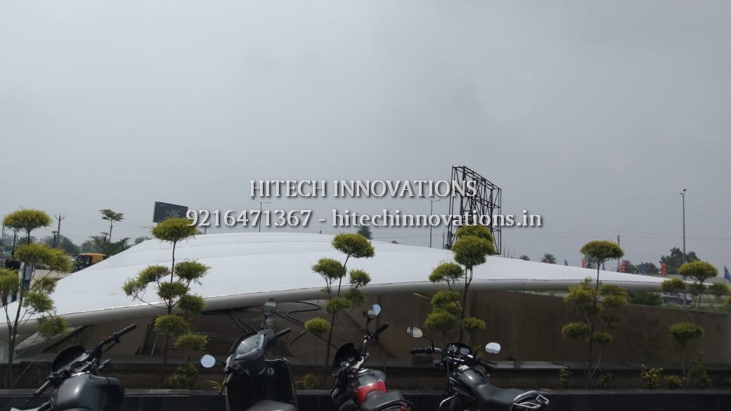 Wide Span Tensile Structure for Underground Parking