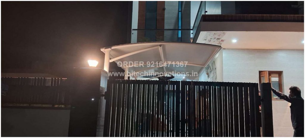 Tensile Structure Car Parking - Ludhiana Chandigarh Kharar Trident ...