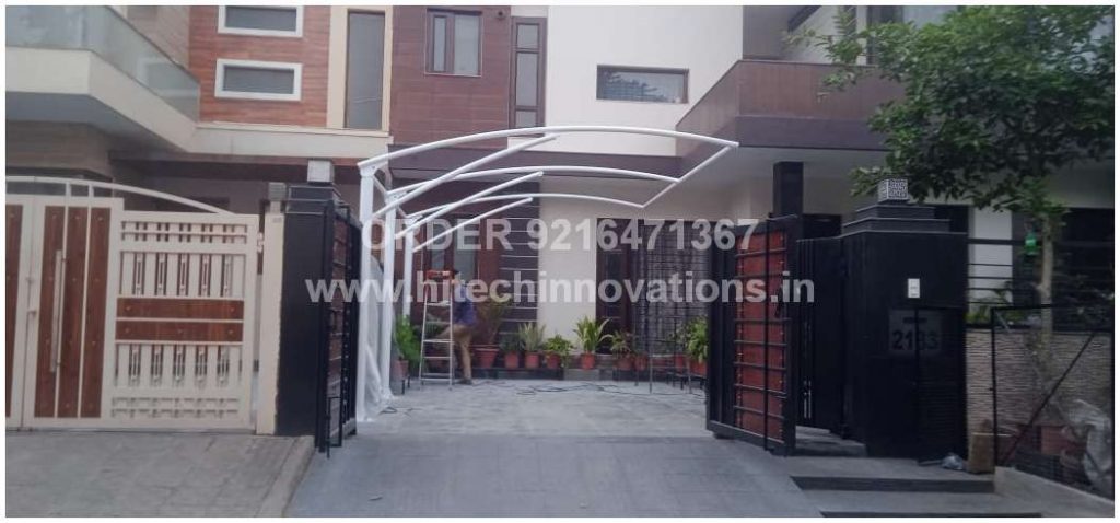 Tensile Structure Car Parking - Ludhiana Chandigarh Kharar Trident ...