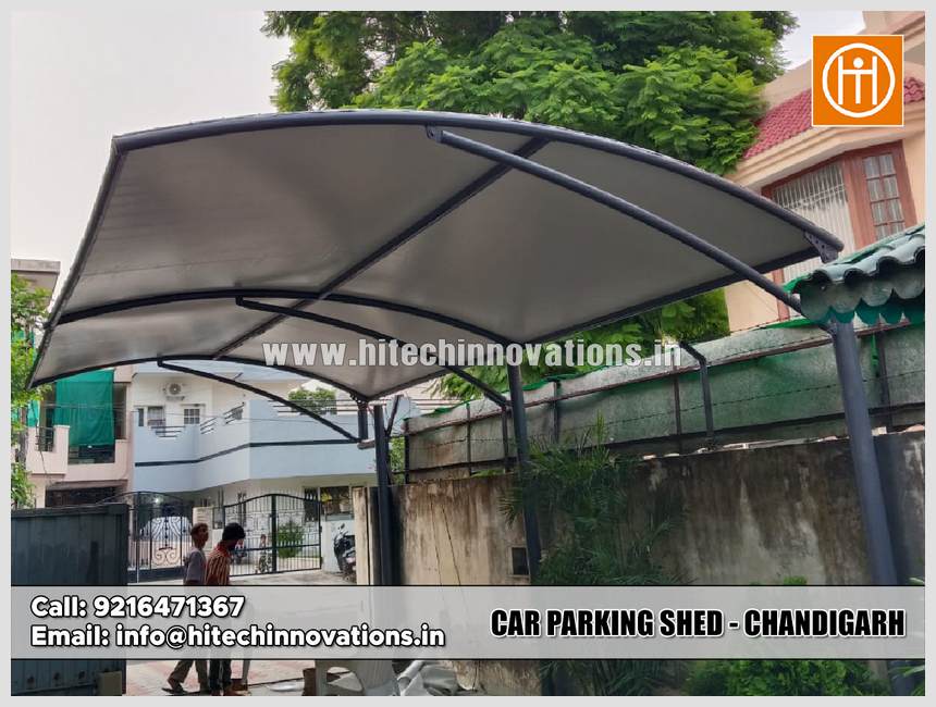 Another Beautiful Car Parking Shed in Chandigarh - July 2025