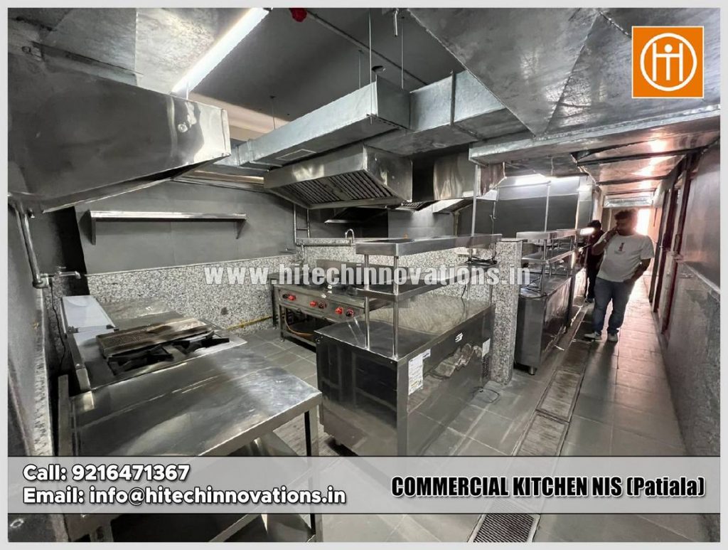Complete Commercial Kitchen Setup Including Fume Ducting