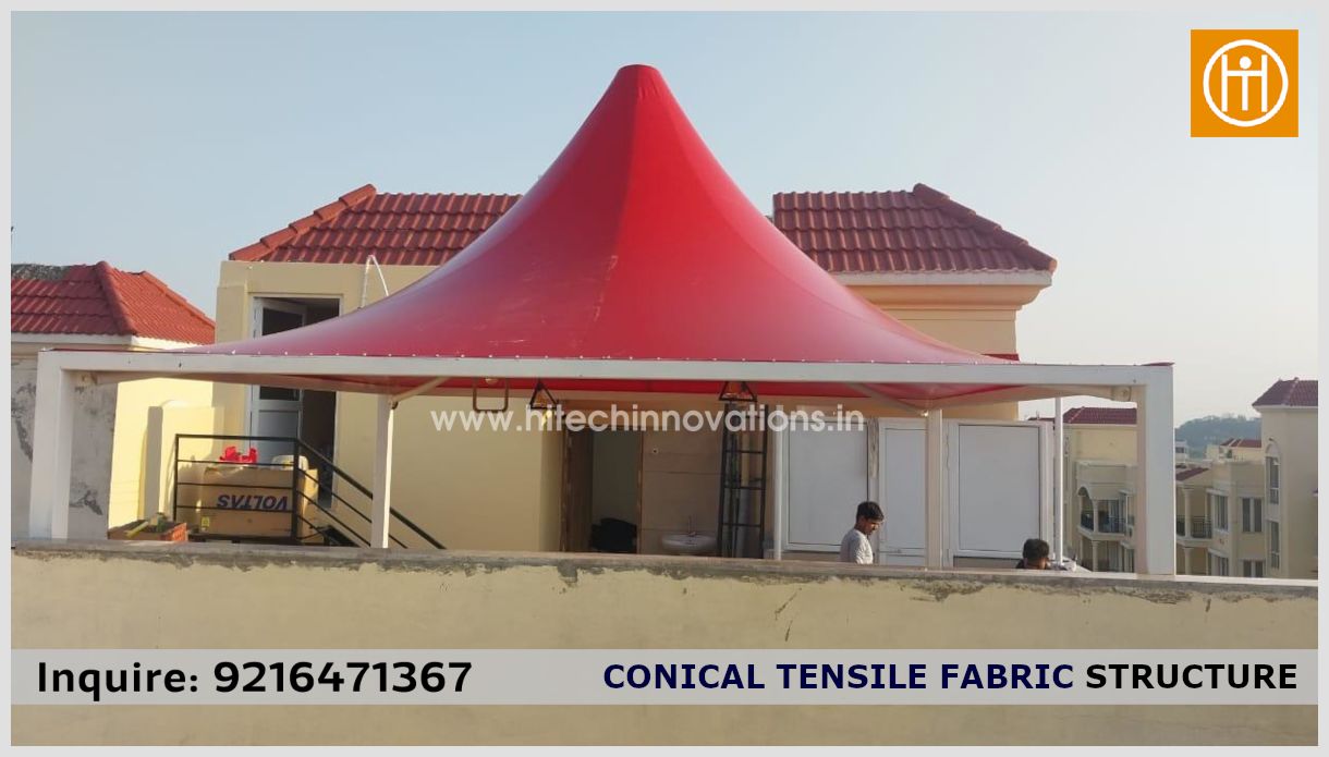 Conical Tensile Structure at a prominent facility in Baddi, HP