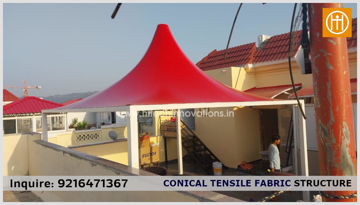 Conical Tensile Structure at a prominent facility in Baddi, HP