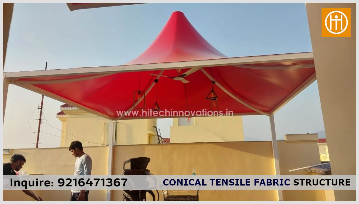 Conical Tensile Structure at a prominent facility in Baddi, HP