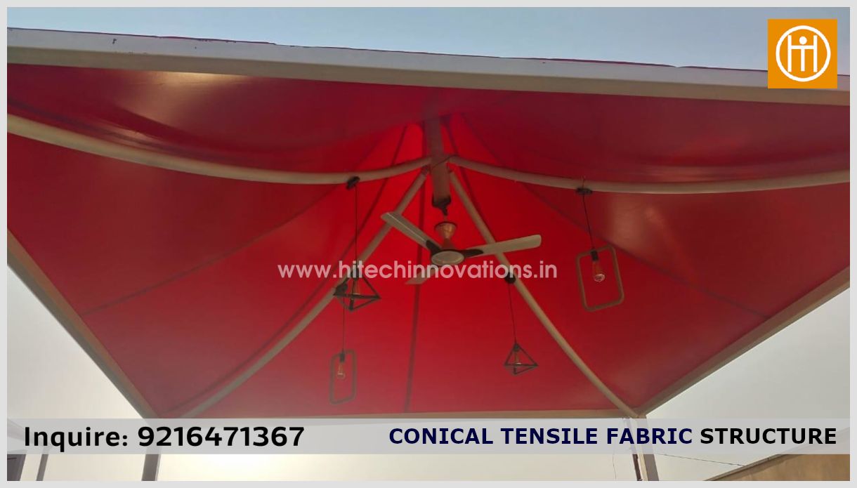 Conical Tensile Structure at a prominent facility in Baddi, HP