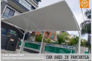 New Project: Modern Tensile Car Shed at Divine Eye Hospital, Panchkula